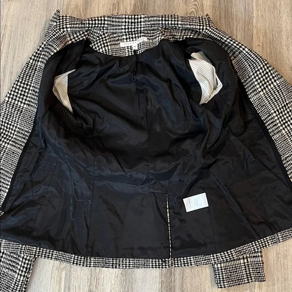 Veronica Beard Rhett Dickey Jacket Grey Plaid Blazer Size 4 Rerailed 695 - Picture 15 of 15